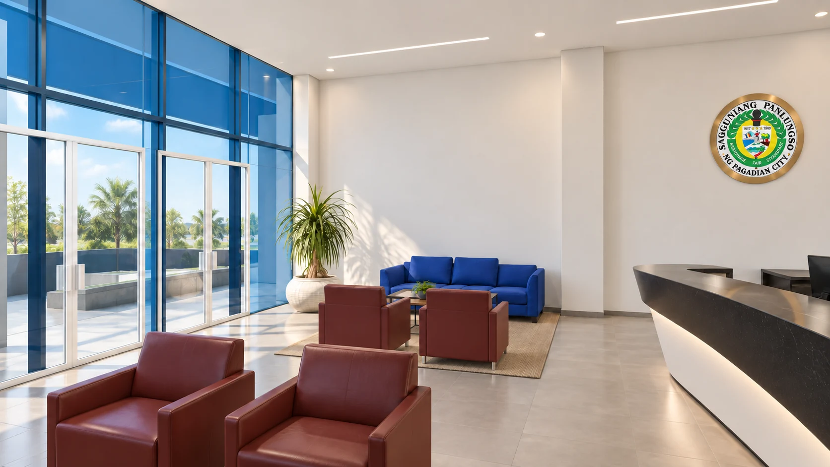 Proposed visualization: Entrance waiting lounge